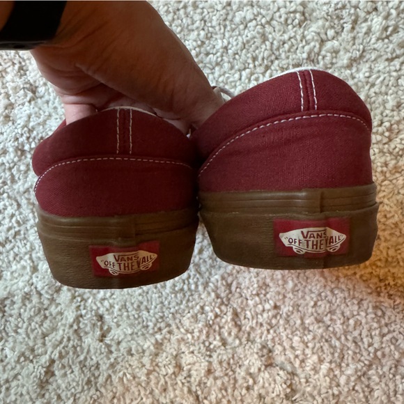 Vans burgundy/tan sneaker - Picture 6 of 6